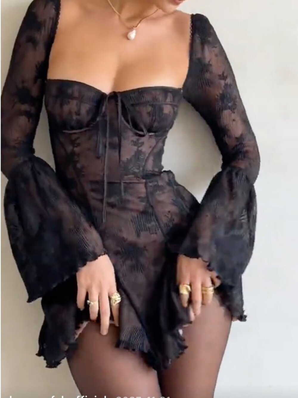 House of CB Analissa Dress Black - Picture 2 of 8